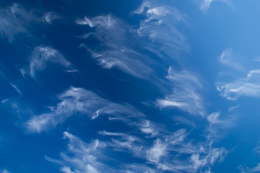 clouds sky blue plane view