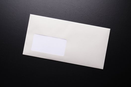envelope and blank or empty copyspace for your text message