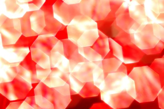 background of red blurred christmas lights