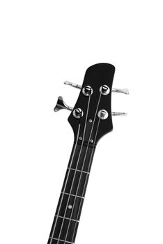 Bass guitar isolated on white