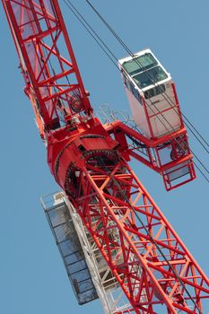 Tower crane at construction