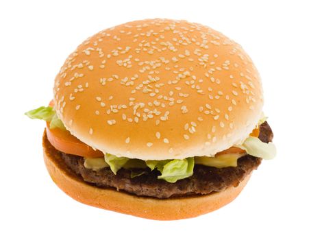 cheeseburger, isolated