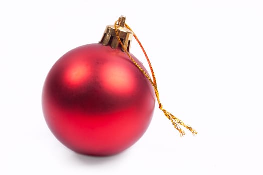 Christmas decoration isolated on the white background