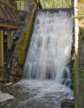 Waterfalls, blurred motion