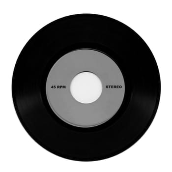 Vinyl record music recording support