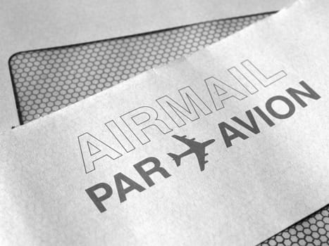 Postage mail envelope for Airmail (Par Avion)