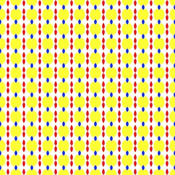 seamless texture of vertical yellow, red and blue lined shapes