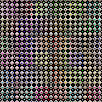 seamless texture of little checks with bright color dots