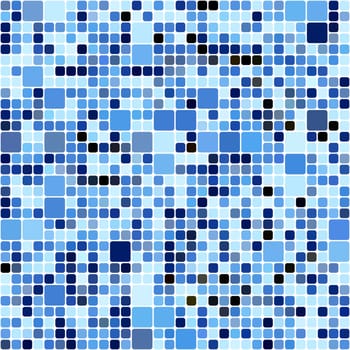 seamless texture of many blue blocks in different sizes