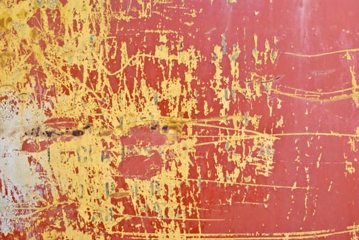 The vintag colored grunge iron textured background