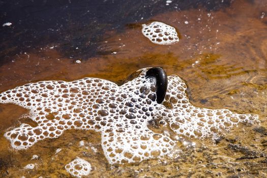 roping hook in water