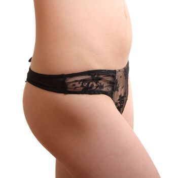young girl in panties