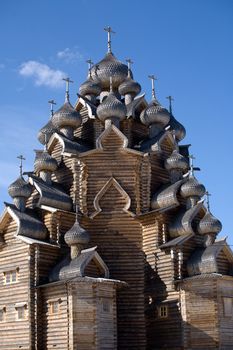 traditional russian wooden church