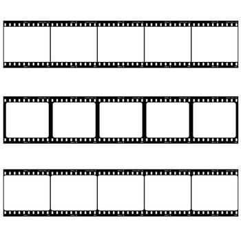 Strip of three reels with room to add your own image