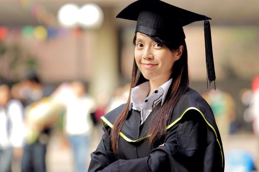 asian girl graduation