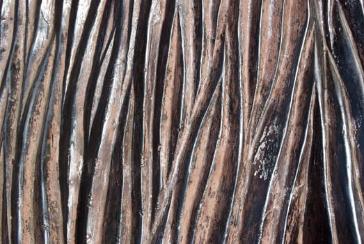 Photo of the texture of rusty painted metal