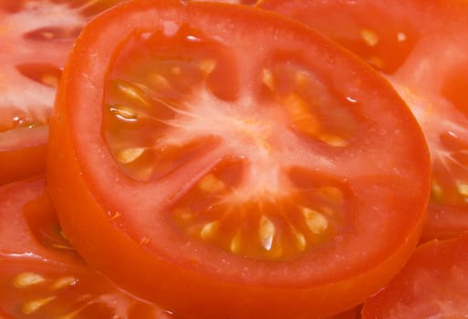 tomato salad - healthy eating - vegetables - close up