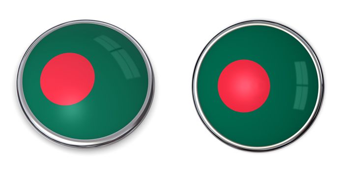 button style banner in 3D of Bangladesh