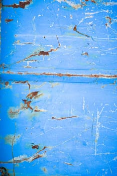 Grunge, rusty, blue background, good for textures.