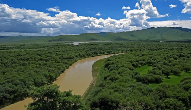 Taken in the upper reaches of the Yellow River in China,Was taken in August 2008