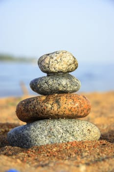 Stones on the seashore