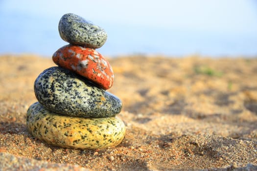 Stones on the seashore