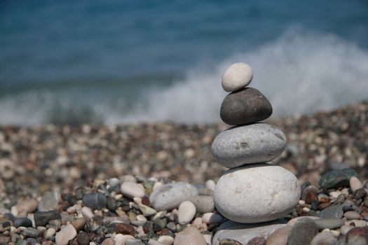 Stones on the seashore