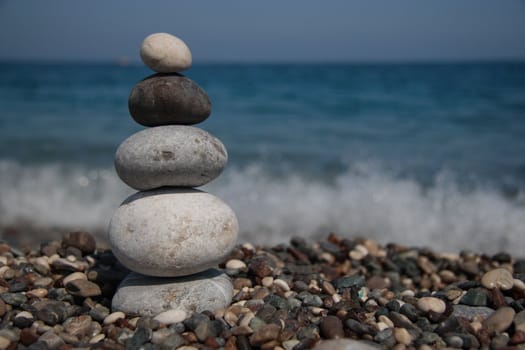 Stones on the seashore