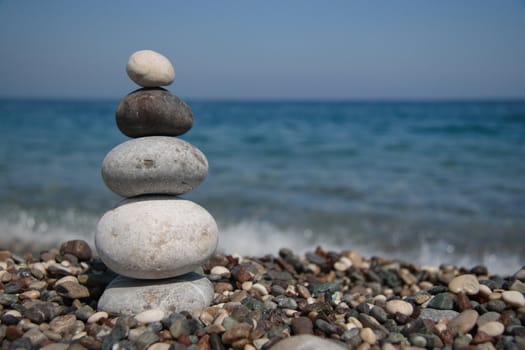 Stones on the seashore