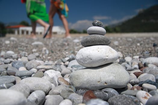 Stones on the beach