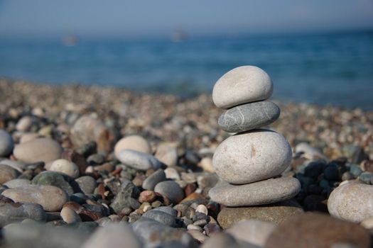 Stones on the seashore