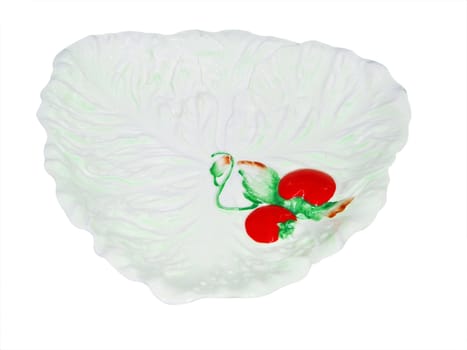 Antique Dish isolated with clipping path           