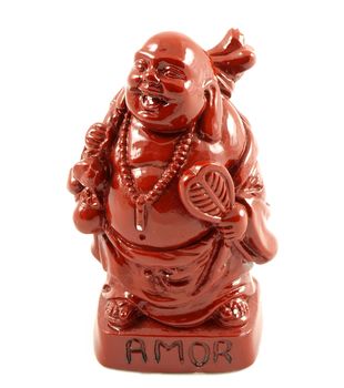 Little Buddha model, isolated towards white background