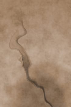 Abstract image - rising smoke in old style