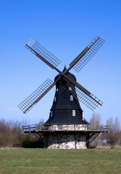 Traditional Swedish windmill
