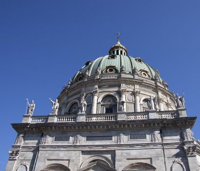 The marples church tower in Copenhagen, Denmark