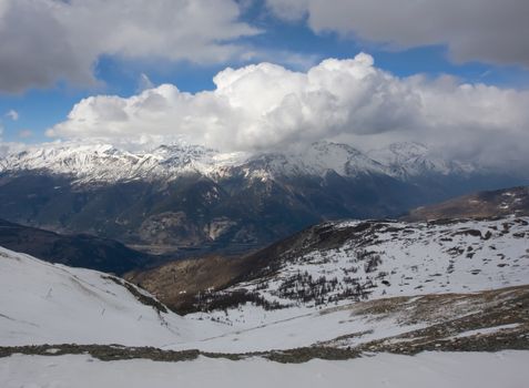 winter mountains