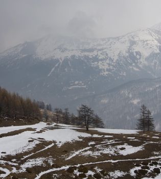 winter mountains