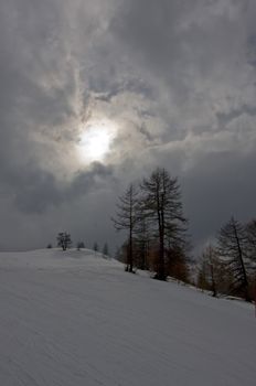 winter mountains