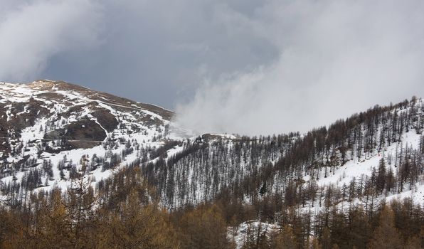 winter mountains