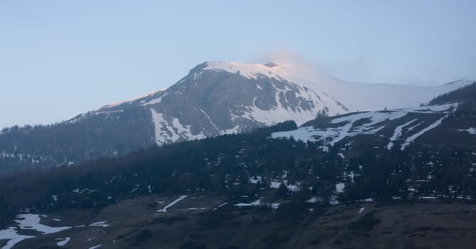 winter mountains