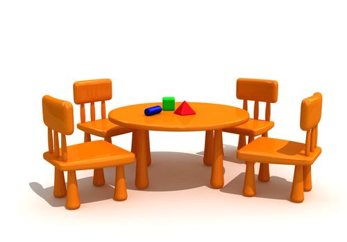 Plastic furniture and toys  for kids