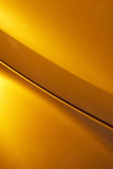 golden glitter curved vehicle panel abstract