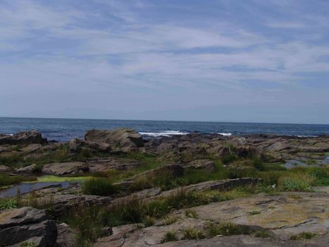 Landscapes of Sakhalin, sea coast