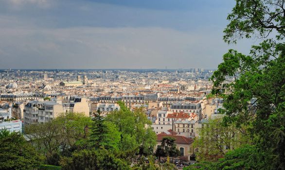 View of the Paris from the Montmartre