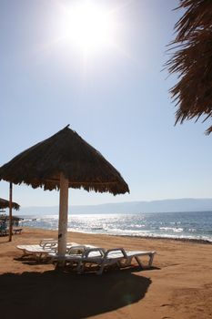 A beautiful beach in Aqaba, Jordan