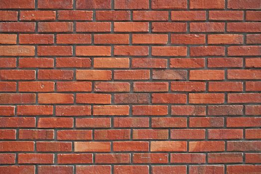 Red brick wall texture.