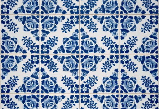 Ornamental old typical tiles from Portugal.