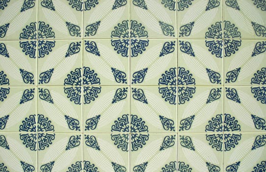 Ornamental old typical tiles from Portugal.