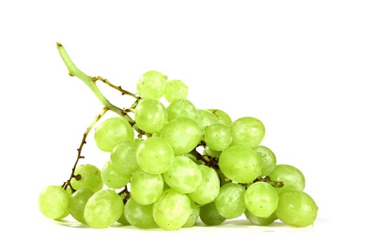 green grape  isolated on white background
